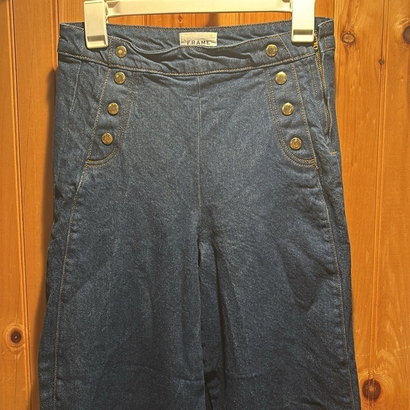 FRAME sailor snap flare jeans - Picture 2 of 7